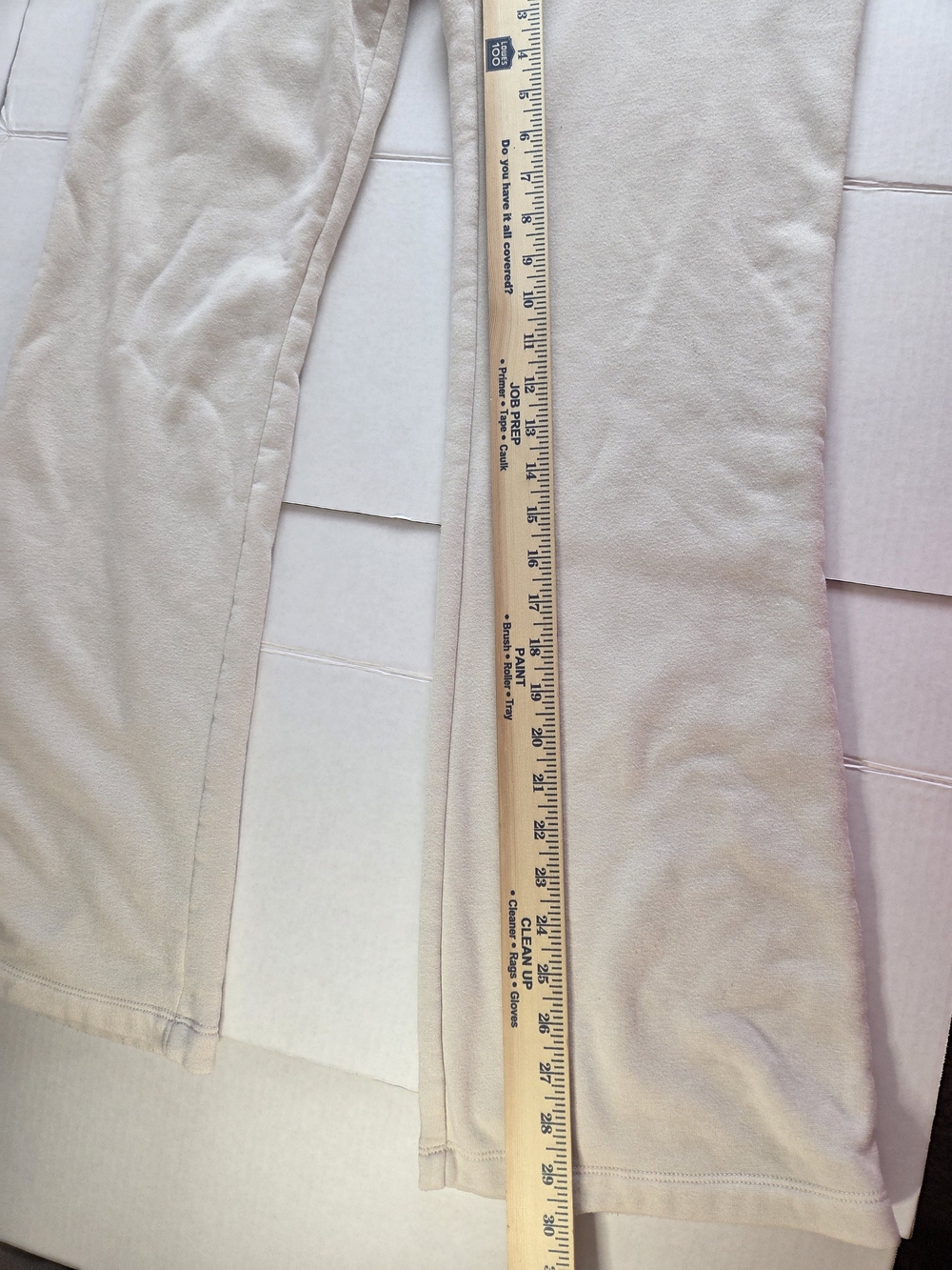 No Boundaries Cream Drawstring Wide-Leg Track Pants - Picture 7 of 11
